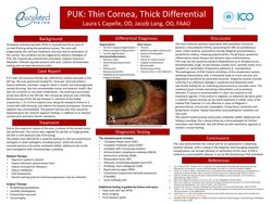 PUK- Thin Cornea, Thick Differential